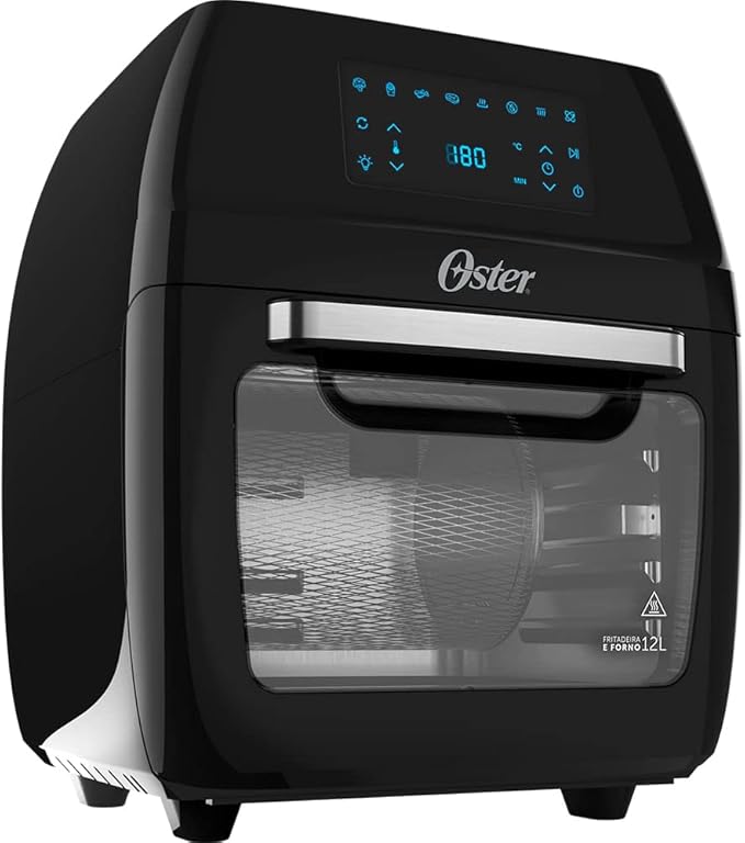 Oster OFRT780 Fritadeira forno 3 em 1 1800 W ‎Preto - Completo