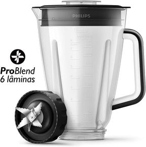 PHILIPS Liquidificador Série 5000 RI2242 Preto Jarra Inquebrável Walita - Elegante