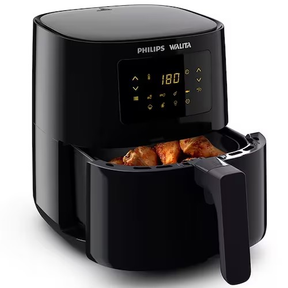 Fritadeira Elétrica Sem Óleo Air Fryer Philips Walita RI9252 4 1 L Digital Preta - Alta Performance
