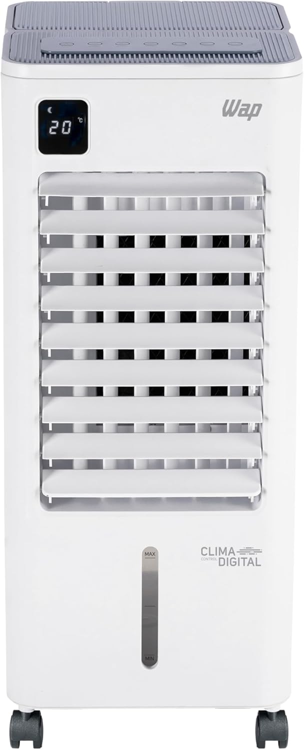 WAP Climatizador de Ar Torre CONTROL DIGITAL 3 em 1 Timer de até 12h 8 5 Litros 100W - Elegante