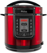 Panela de pressão Digital inox red ppp01 6L Vermelho Philco - Moderno