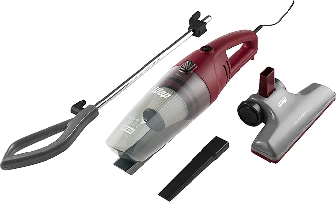 WAP Aspirador de Pó Vertical HIGH SPEED PLUS 3 em 1 Compacto 1 2 Litros com Extensor Removível 134mbar 1350W 220V - Completo