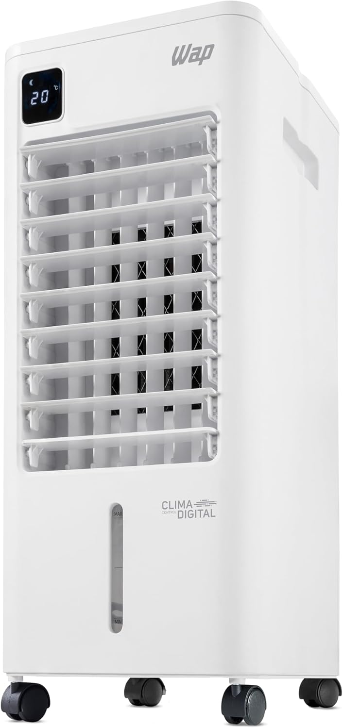 WAP Climatizador de Ar Torre CONTROL DIGITAL 3 em 1 Timer de até 12h 8 5 Litros 100W - Elegante