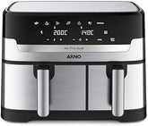 Fritadeira Sem Óleo Air Fryer Arno Dual 8 3L AFD2 Cestos Duplos Independentes Função SYNC Painel Digital Inox 1800W - Premium
