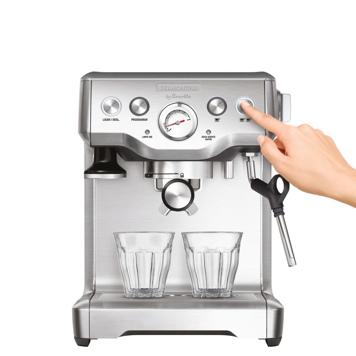Cafeteira Elétrica Tramontina by Breville Express em Aço Inox 1 8 L 220 V - Exclusivo