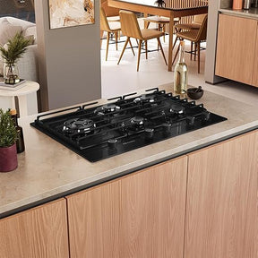 Cooktop Mueller 5 Bocas 77cm com Grade Dupla MCG5BM Bivolt - Elegante