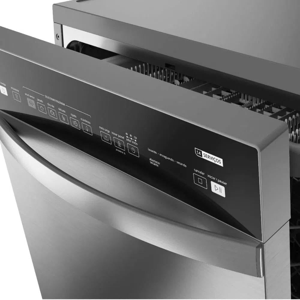 Lava Louça Brastemp 14 serviços BLF14AR Cor Inox - Premium