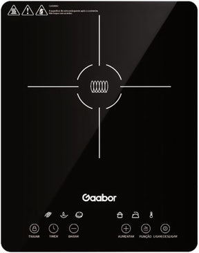 Cooktop Elétrico Gaabor Por Indução 2000w 1 Boca Touch Screen - Elegante