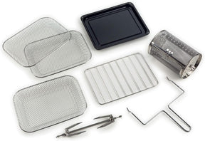 Ariete 4632 Fritadeira 2 em 1 Air Fryer e Forno Elétrico Vintage Verde Capacidade de 16 Litros 1400 Wats Porta Transparente - Moderno