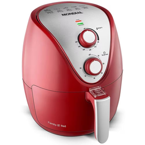 Fritadeira Elétrica Sem Óleo Air Fryer Mondial AF 32 RI 3 5L Vermelha/Inox - Alta Performance