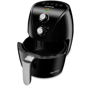 Fritadeira Elétrica Sem Óleo Air Fryer Mondial New Pratic AF31 3 5 L – Preto - Elegante