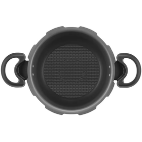 Panela de Pressão 4 5 L Rochedo Clipso Fechamento Externo em Alumínio com Revestimento Antiaderente e 5 Sistemas de Segurança Vermelha - Versátil