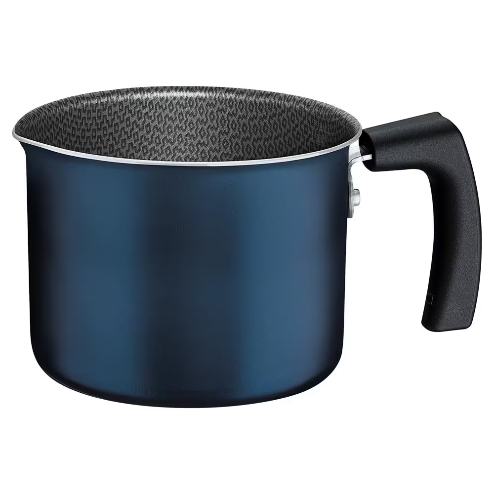 Conjunto de Panelas 7 Peças Tramontina Bergamo com Antiaderente Starflon T1 Tampas de Vidro Temperado e Cabos de Baquelite Azul - Completo