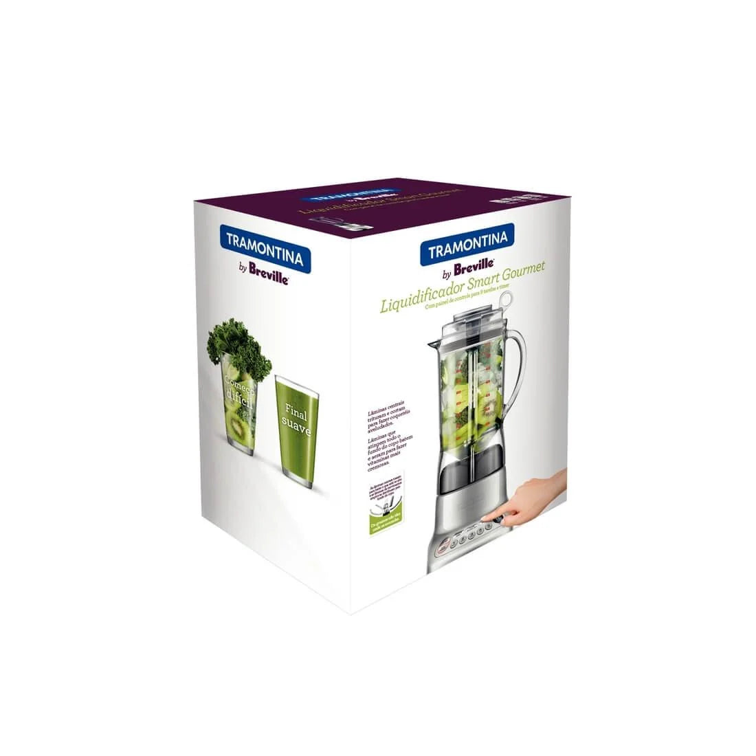 Liquidificador Tramontina by Breville Smart Gourmet 1200 W 1 5 L 127 V - Premium